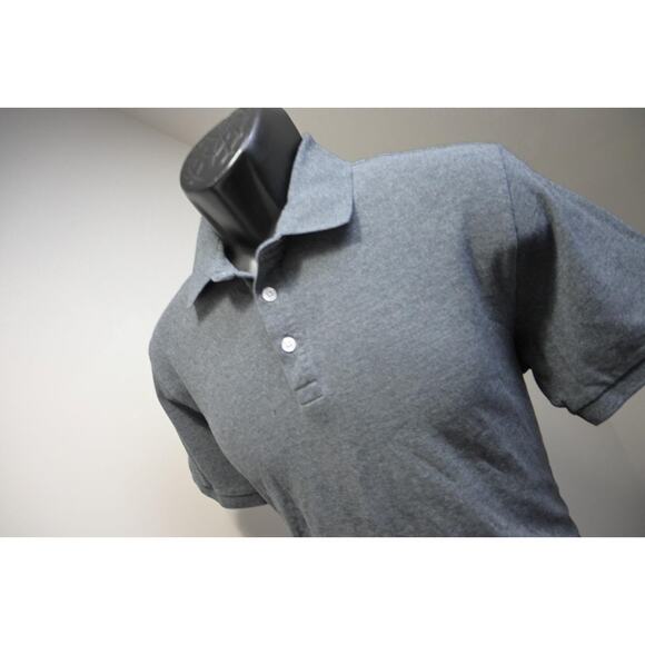 Bonobos Golf Polo Standard Fit Gray Short Sleeve Shirt Mens Size Medium - Picture 1 of 8